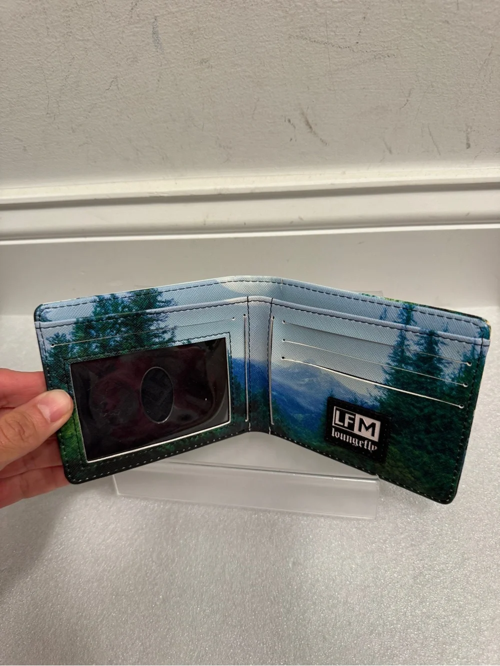 Loungefly Star Wars Endor forest starship graphic bifold wallet